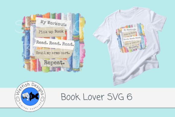 Book Lover SVG PNG Craft Graphic 6