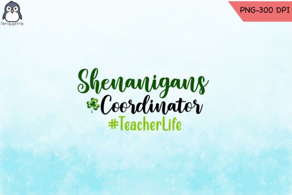Funny St. Patrick's Teacher PNG