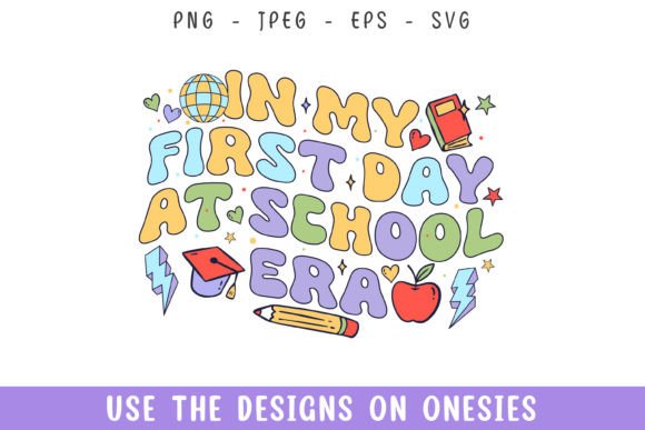 In My First at School Era Groovy Retro Graphics & Crafts