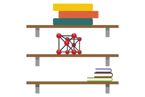 School Shelf Graphics for Crafts