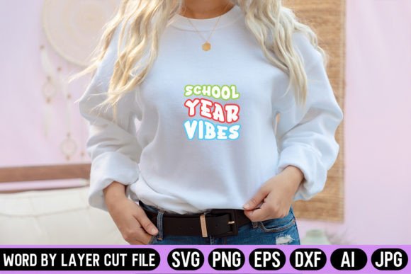 School Year Vibes Retro Design