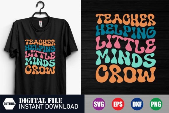 Teacher Helping Little Minds Crow Graphics and Crafts