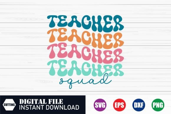 Teacher Squad, Teacher Days T-shirt: Graphics and Crafts