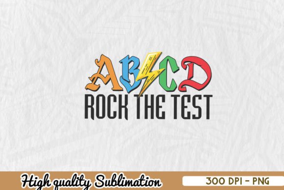 Teacher Testing ABCD Rock Test PNG